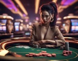 bulantogel login app showing live casino Dragon Tiger table with dealer and player hands